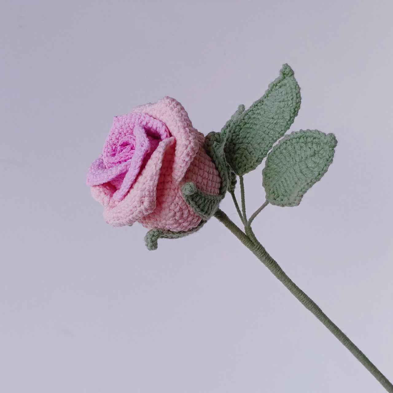 A-Crochet Rose, Handmade Knitted Flowers, Crochet Flower Bouquet, Personalized Gift for Birthday/Anniversary, Home Decor, MultiColor Option