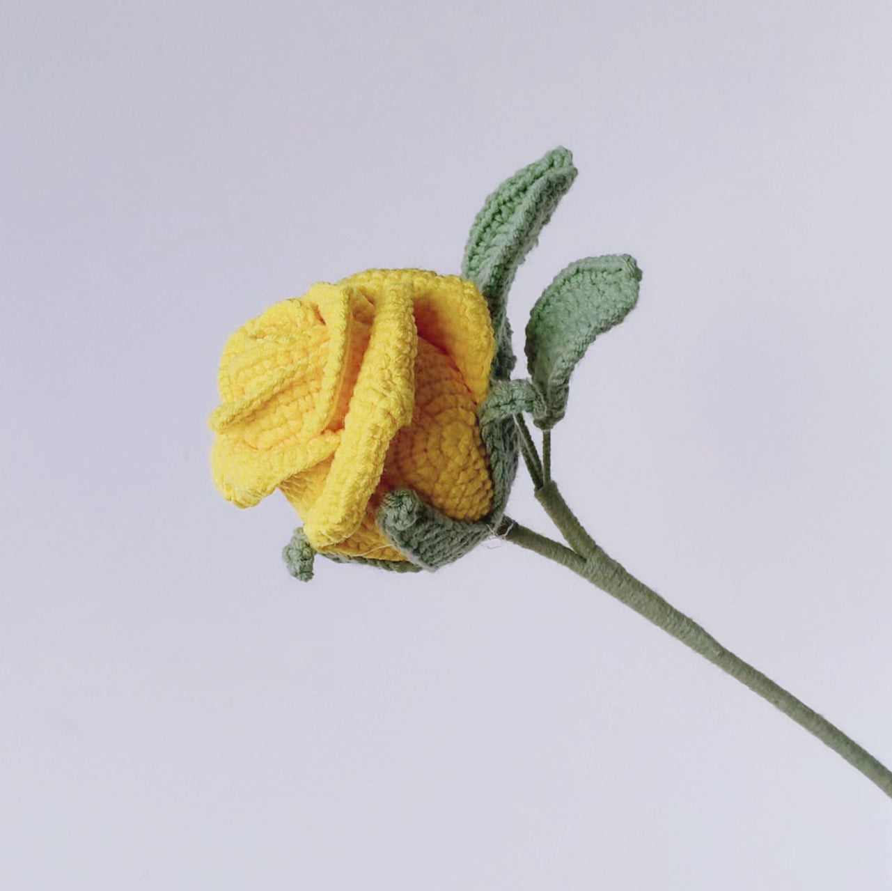 A-Crochet Rose, Handmade Knitted Flowers, Crochet Flower Bouquet, Personalized Gift for Birthday/Anniversary, Home Decor, MultiColor Option