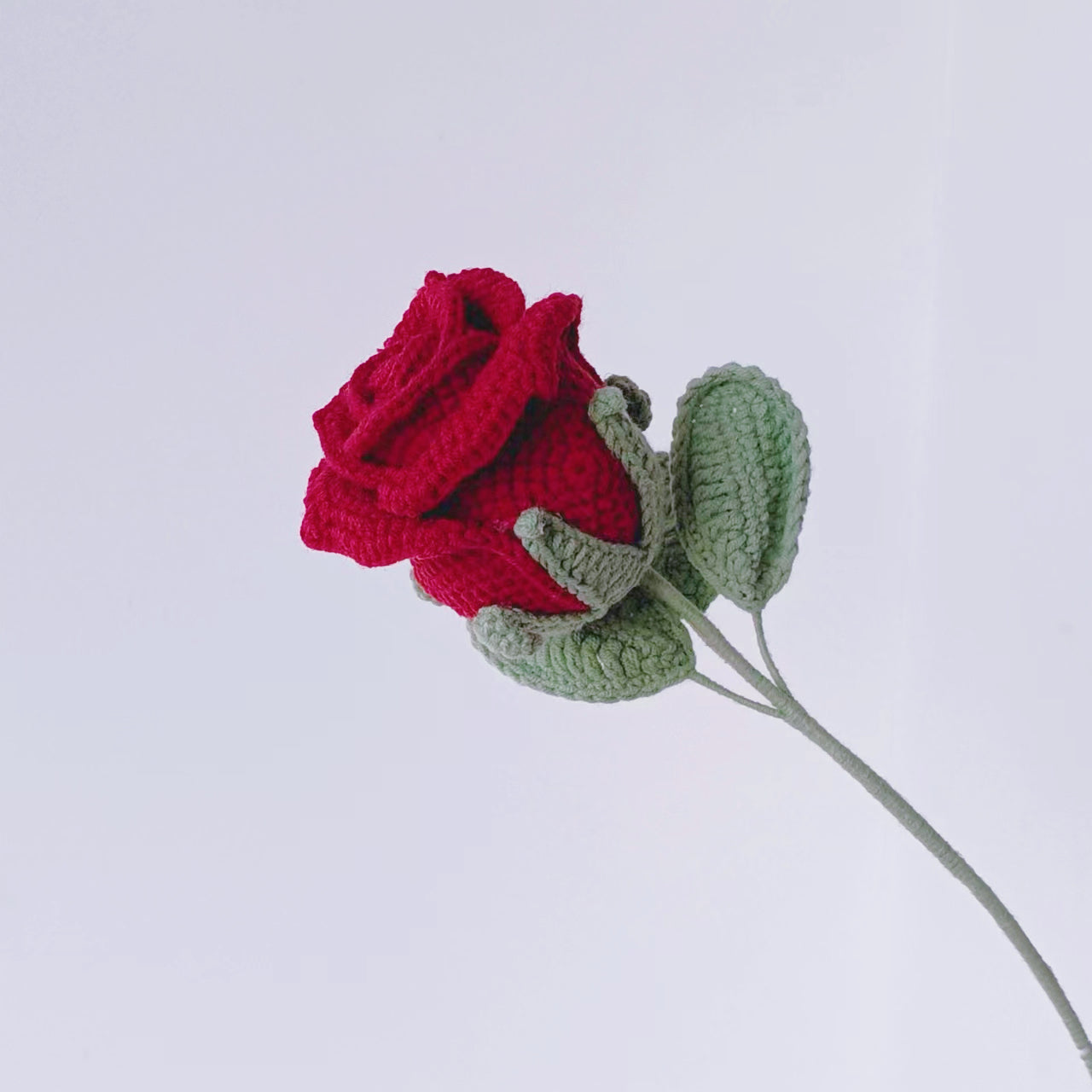 A-Crochet Rose, Handmade Knitted Flowers, Crochet Flower Bouquet, Personalized Gift for Birthday/Anniversary, Home Decor, MultiColor Option
