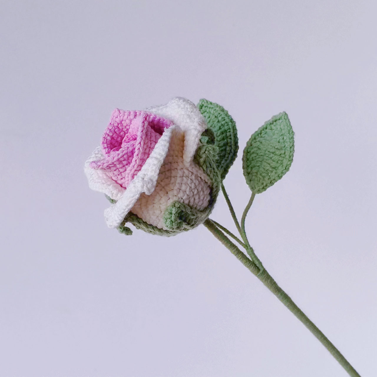 A-Crochet Rose, Handmade Knitted Flowers, Crochet Flower Bouquet, Personalized Gift for Birthday/Anniversary, Home Decor, MultiColor Option